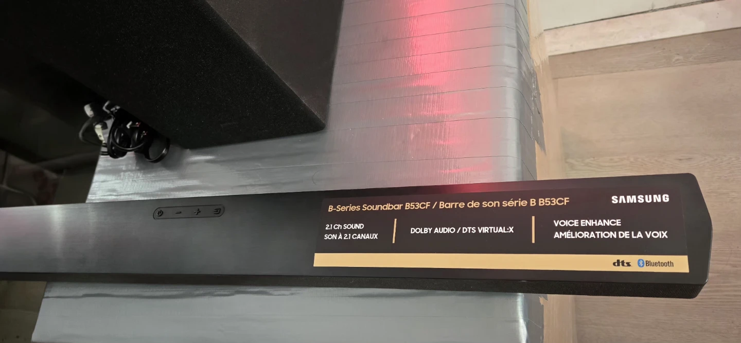 Samsung B-Series Soundbar B53CF with Subwoofer and remote - photo 3