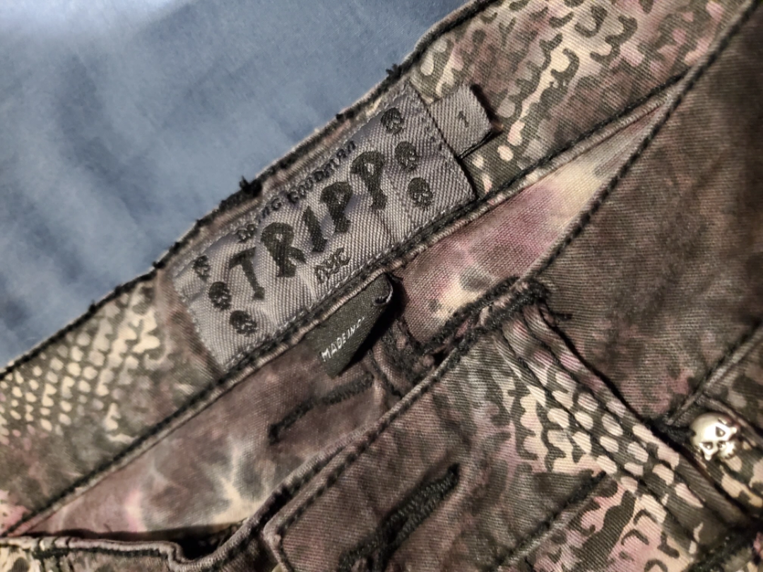 Tripp NYC Snake Print Skinny Jeans Size 1