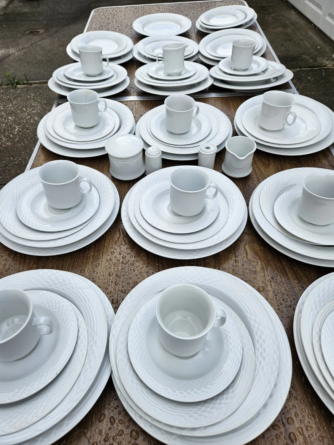 80 pieces dinnerware set - photo 2