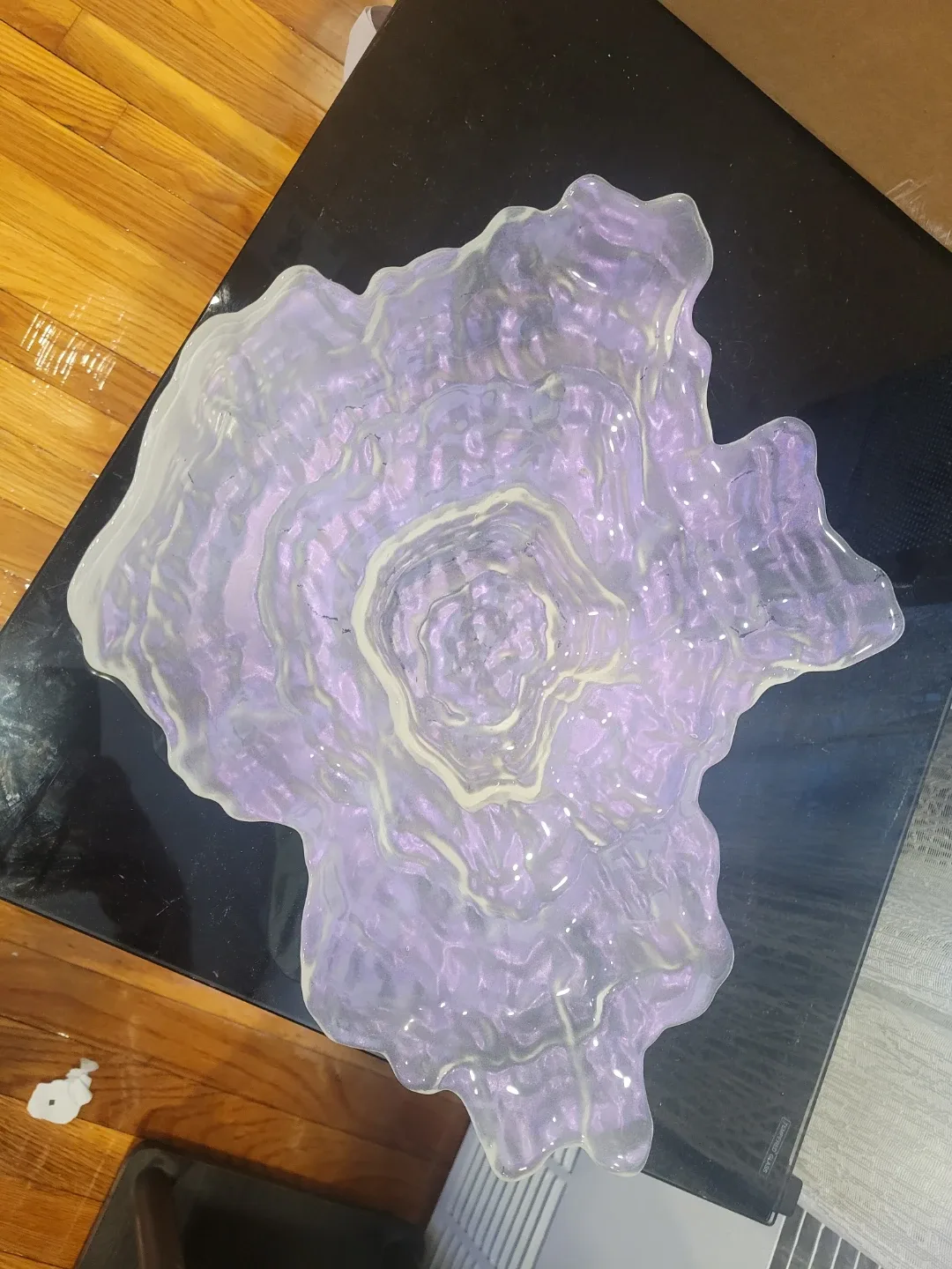 Iridescent Glass Decorative Bowl - photo 2