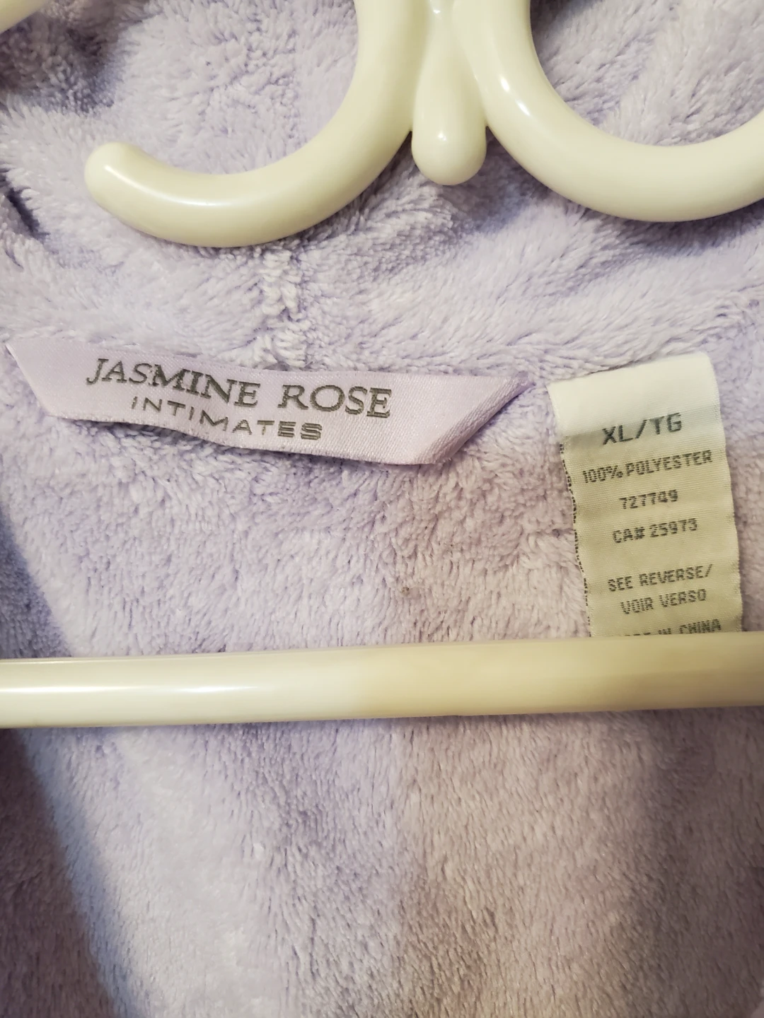 Jasmine Rose XL Lavender Fluffy Robe - photo 3