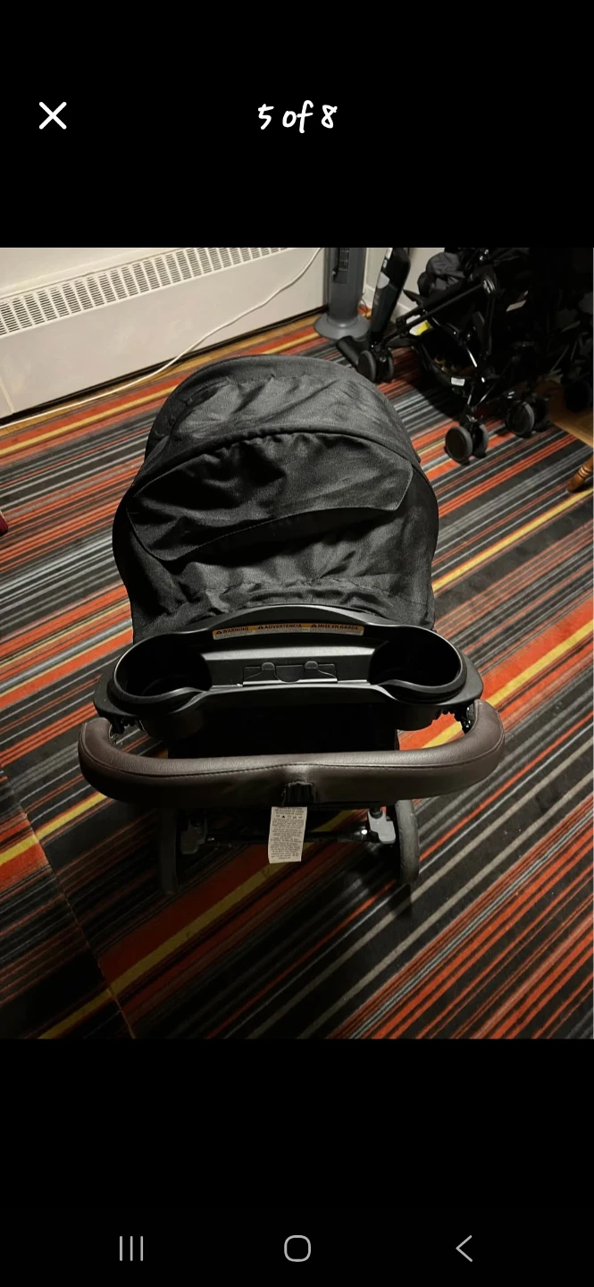 Black Graco Stroller with Infant Car Seat Adapter - photo 5