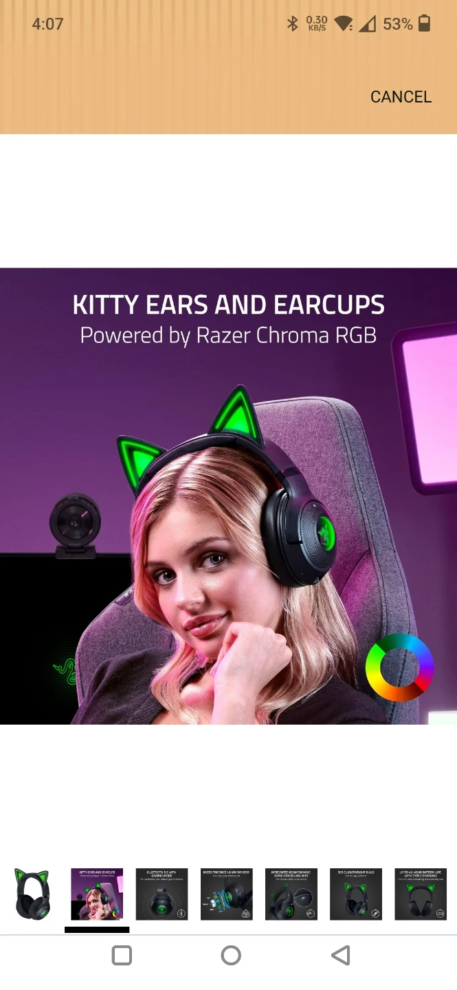 Razer Kraken Kitty Edition Gaming Headset - photo 2