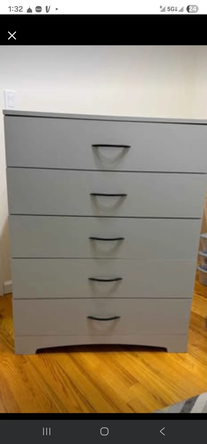 South Shore Gray Twin Size Bedroom Set - photo 4