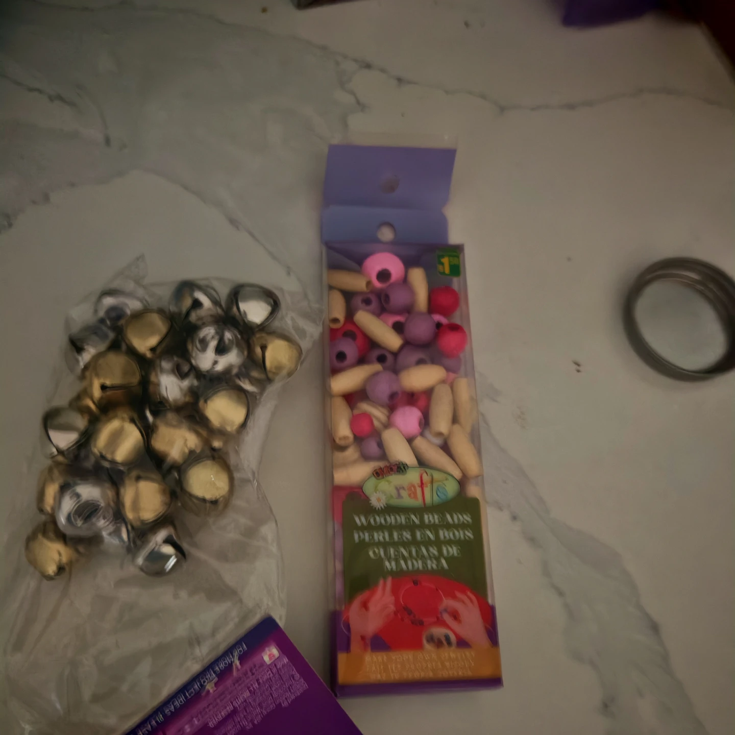 Craft Wooden Beads and Jingle Bells