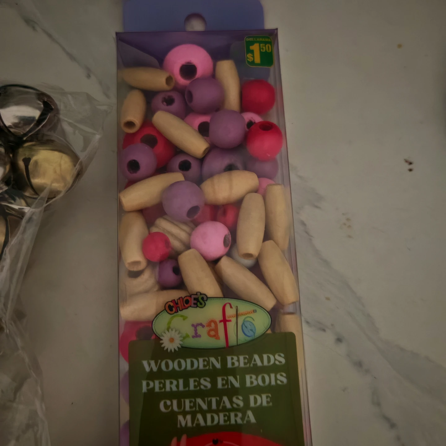 Craft Wooden Beads and Jingle Bells - photo 3