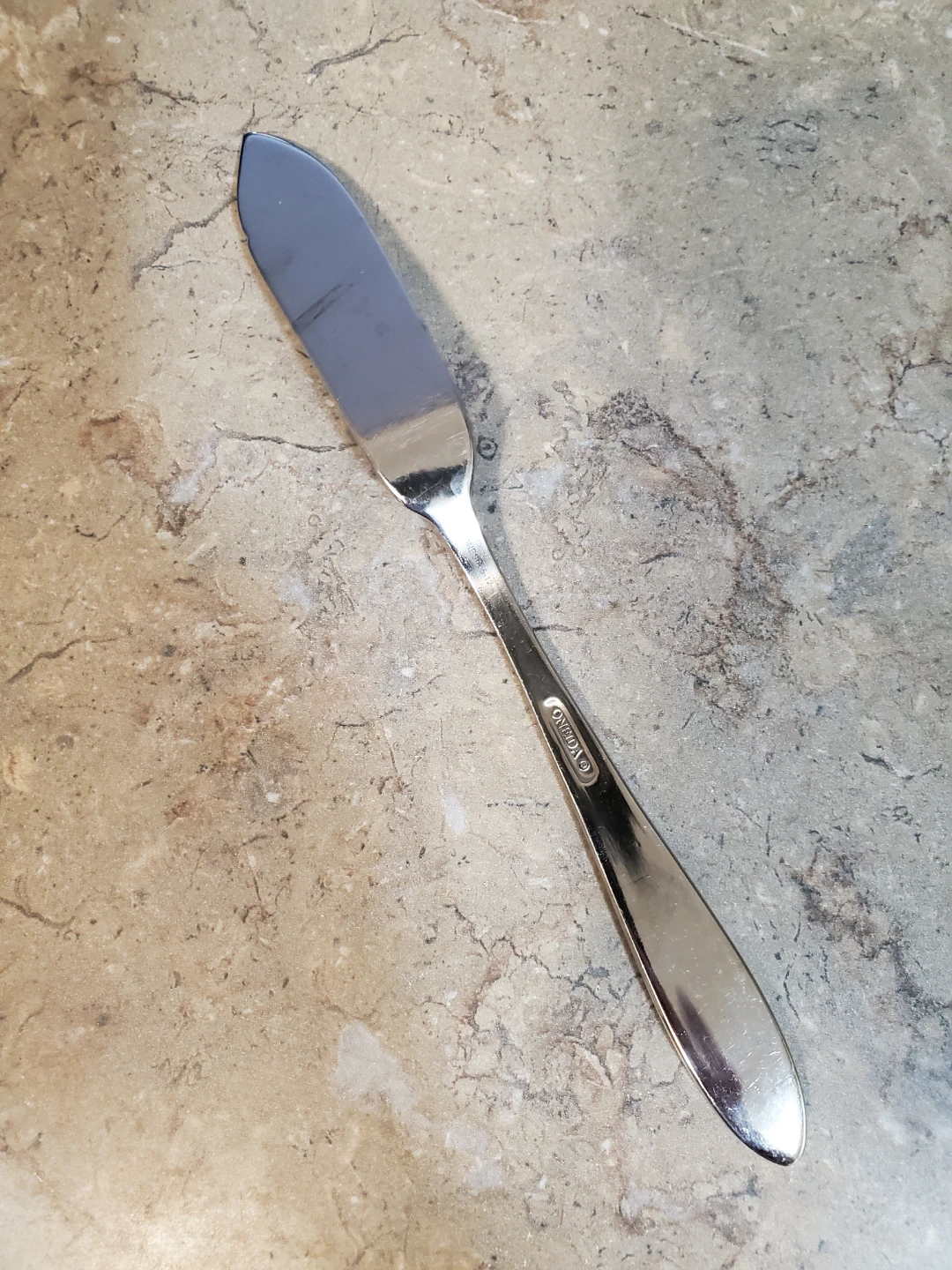 Vintage Oneida Silver Plate Master Butter Knife - photo 2