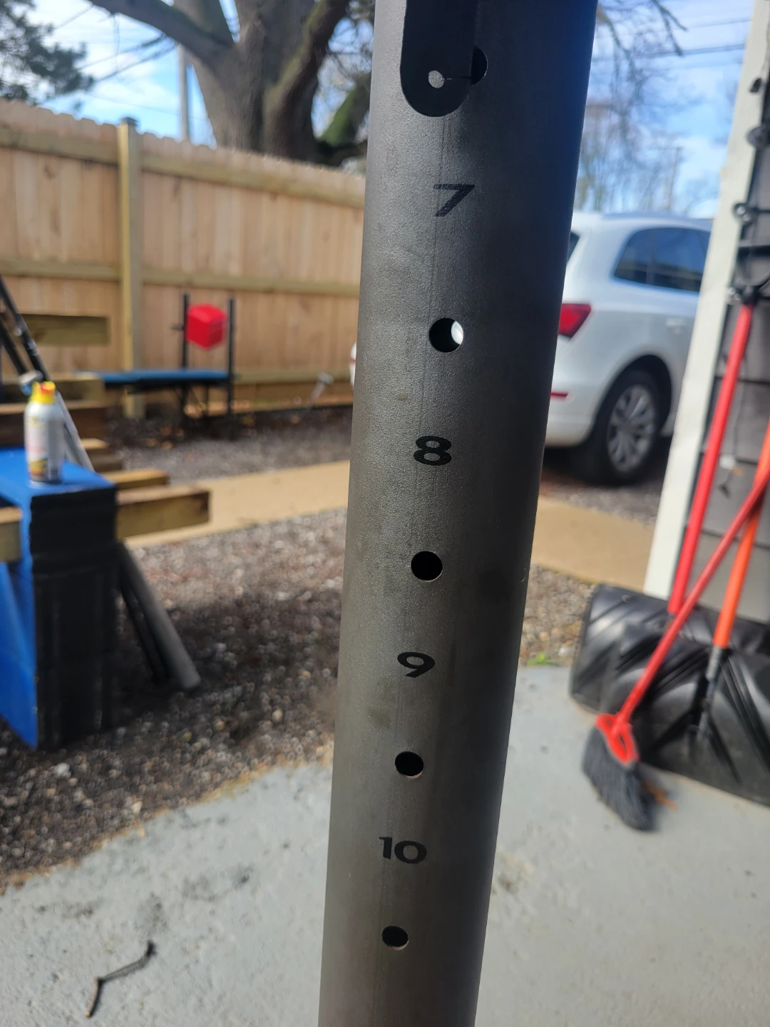 GOLD'S GYM  SQUAT RACK FROM A SET ARC FORM. LOWEST H- 5 3/4 - photo 4