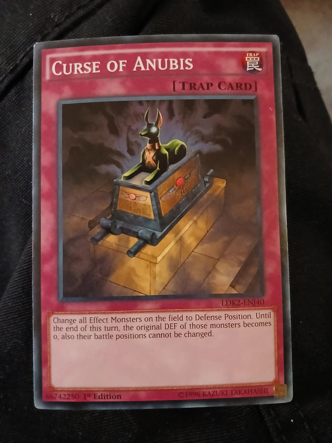 Yu-Gi-Oh! TCG Curse of Anubis Trap Card