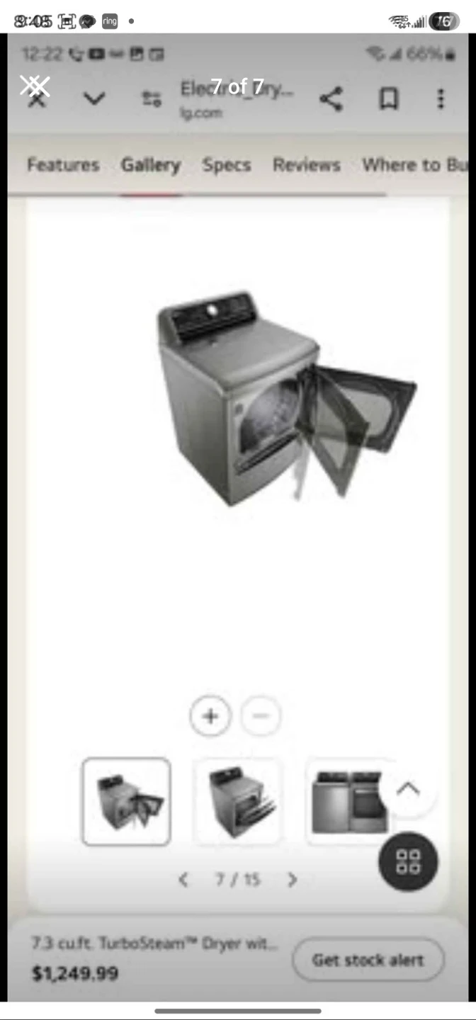 LG DRYER - photo 2