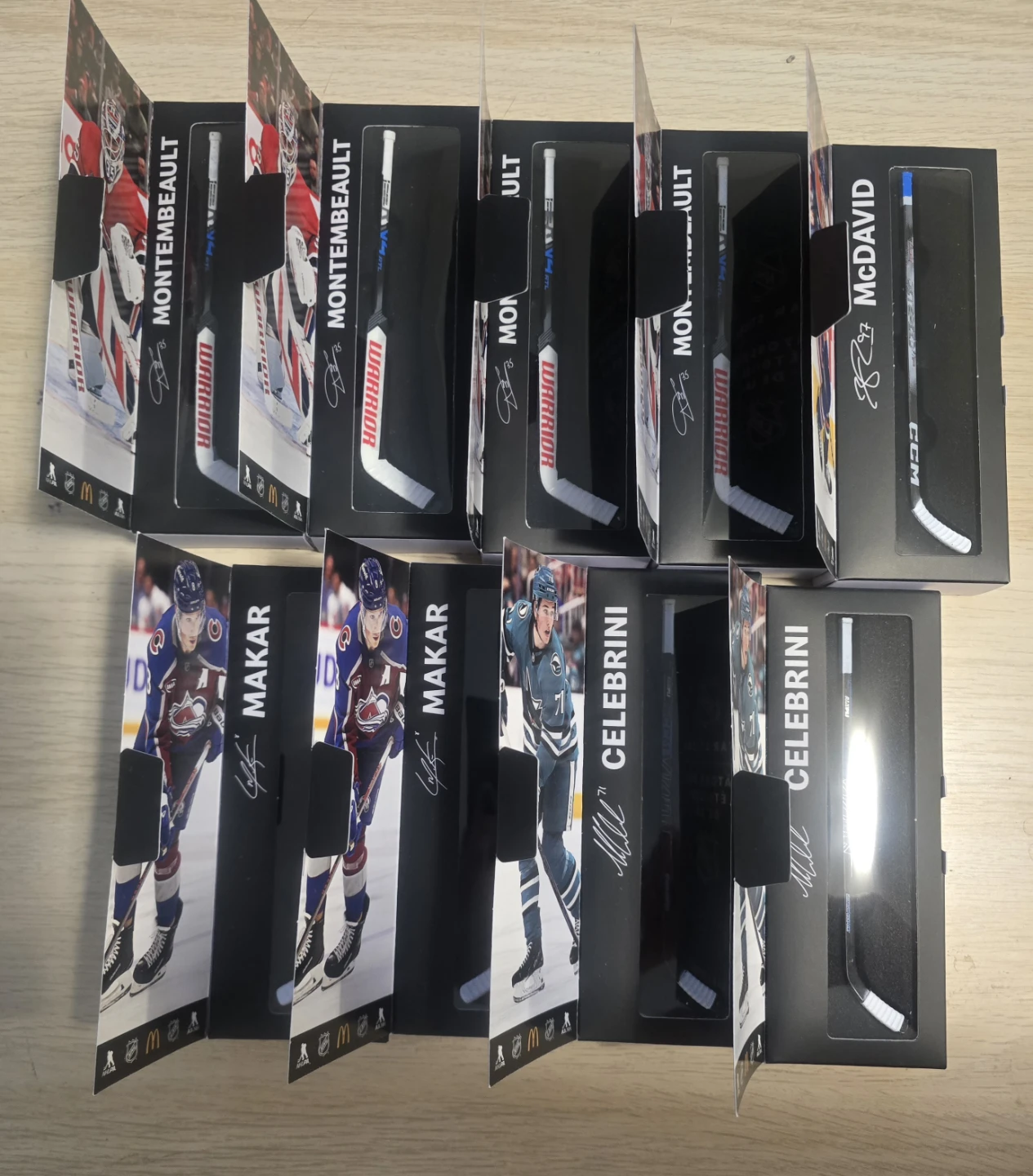 McDonald's NHL Star Sticks Collection