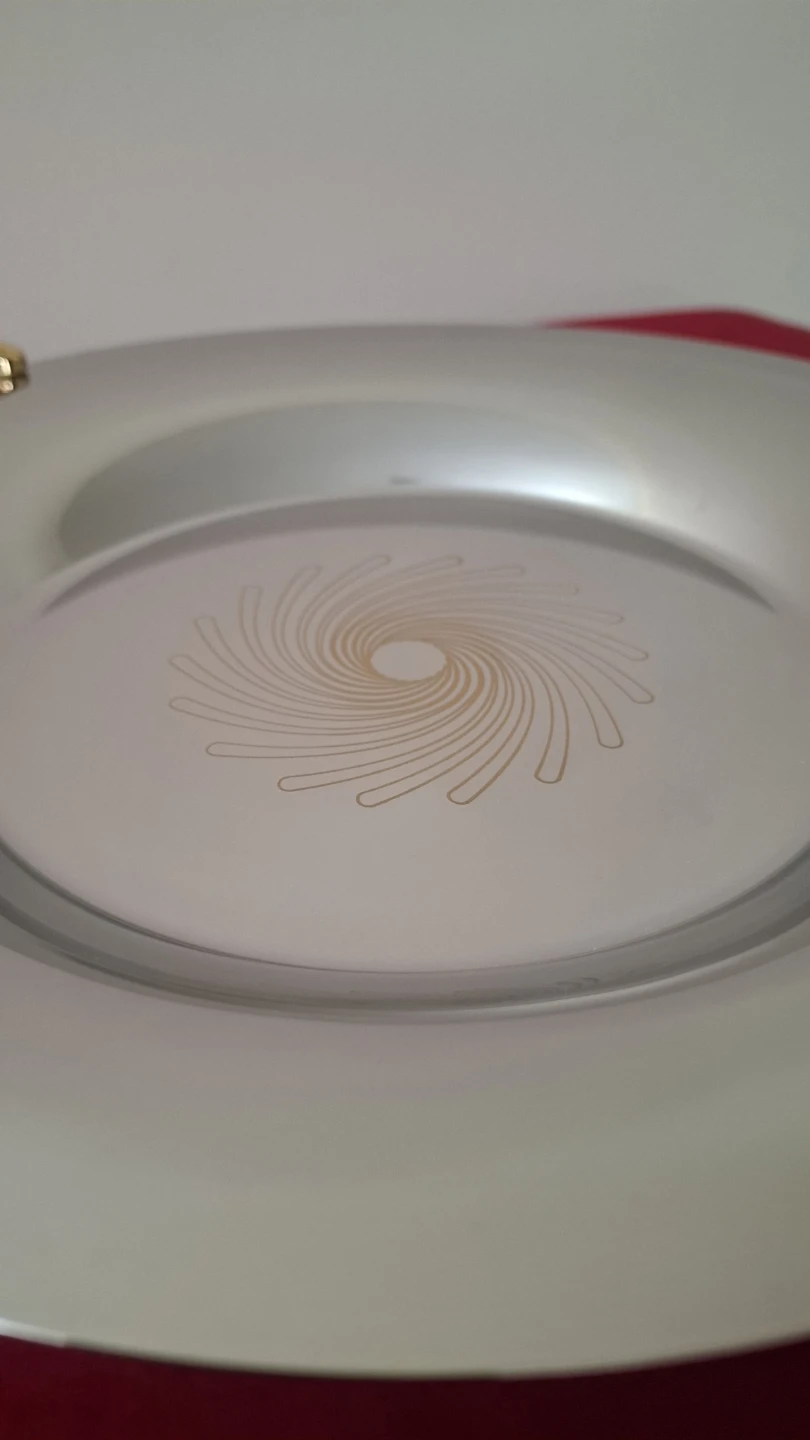 Stainless Steel Tray with Gold Handles - photo 2