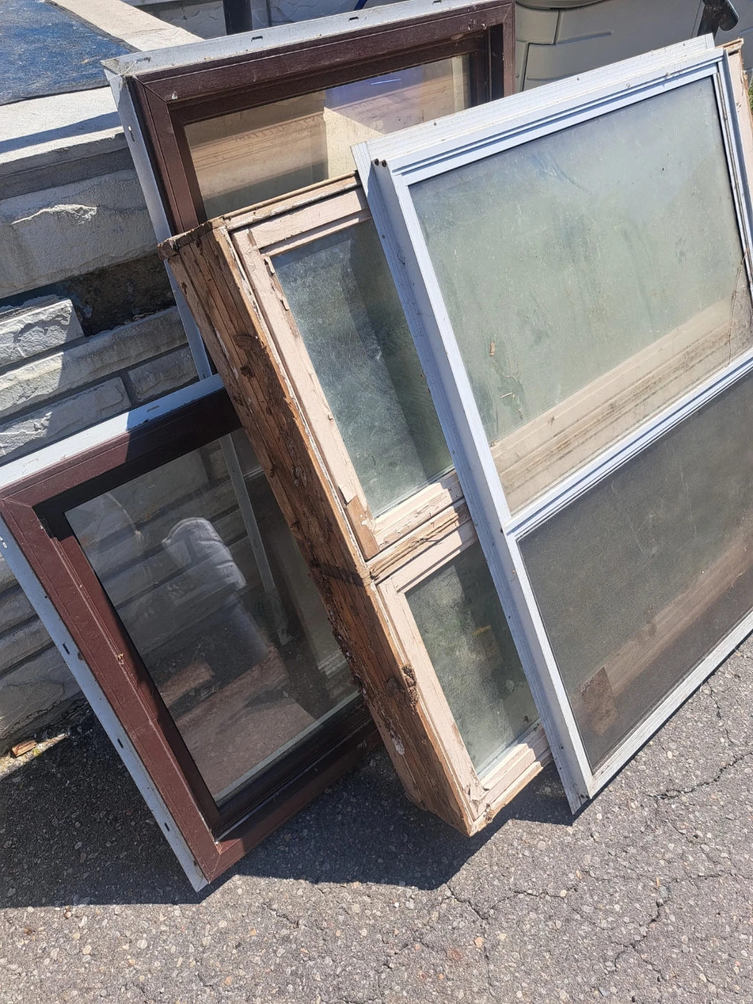 Assorted Used Window Panes