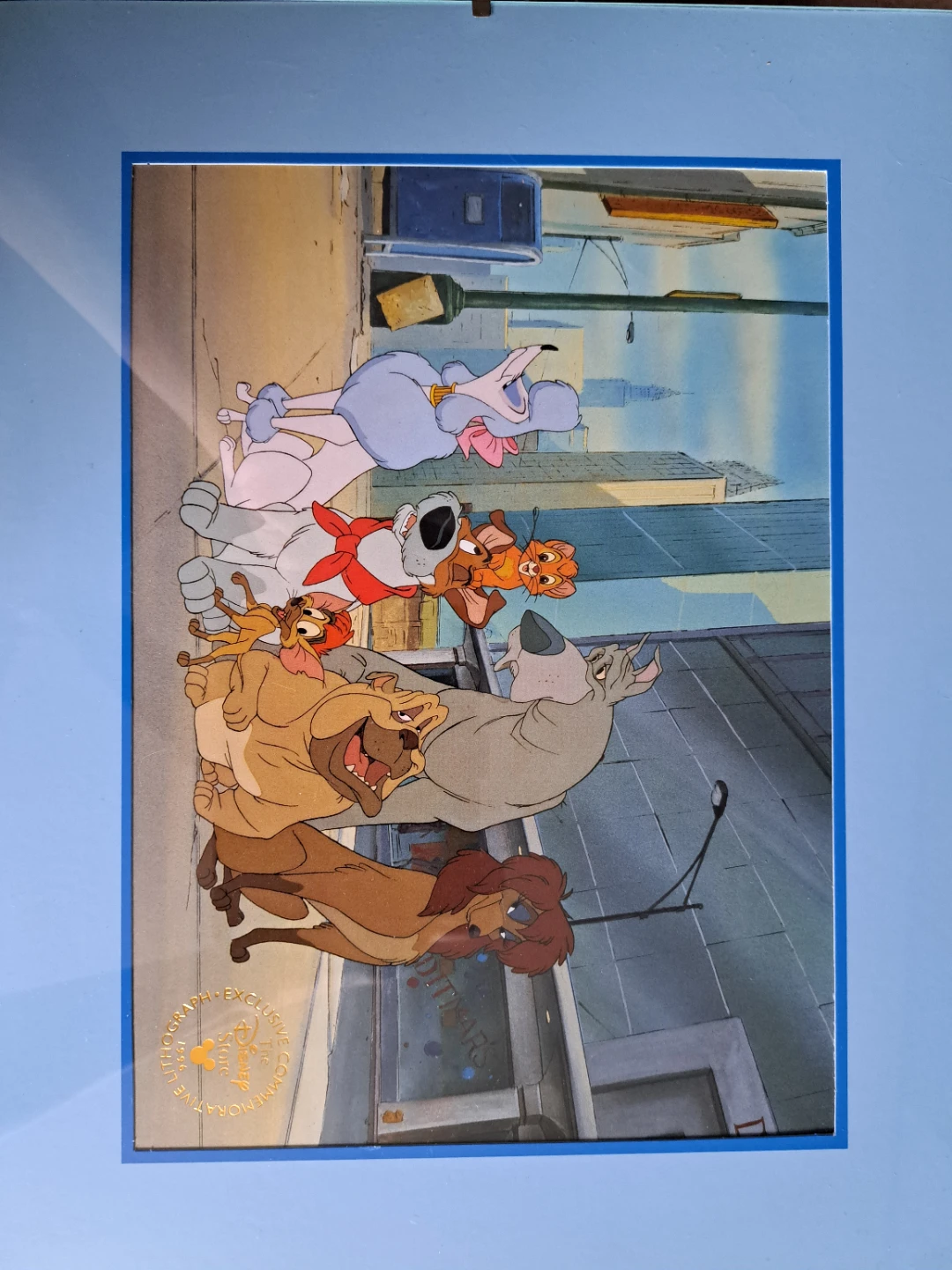 Disney Oliver & Company Commemorative Lithograph