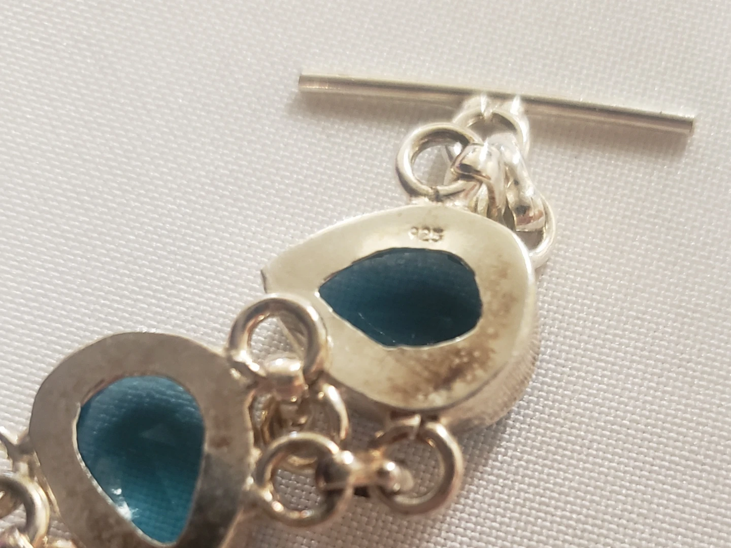 Like new 925 Sterling Silver Women's Blue Topaz - photo 3