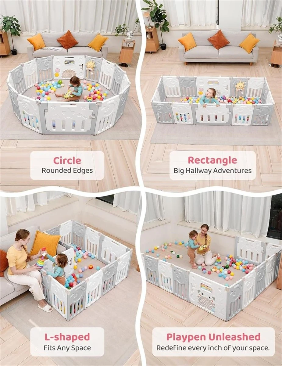 New>> 18 pannels XL Playpen for Babies and Toddlers - photo 3