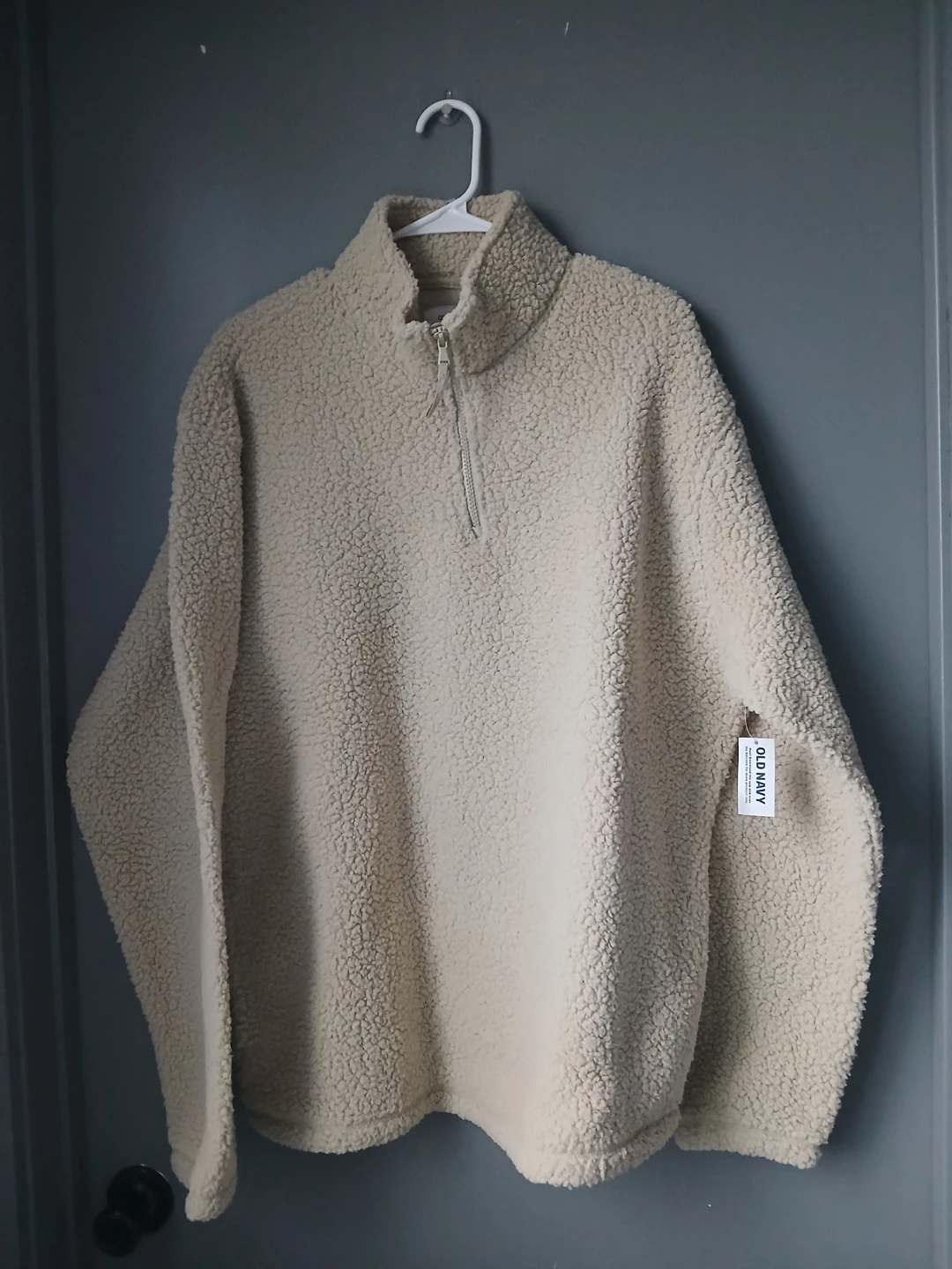 Old Navy Teddy Fleece Pullover Sweatshirt - Tall Large - photo 3