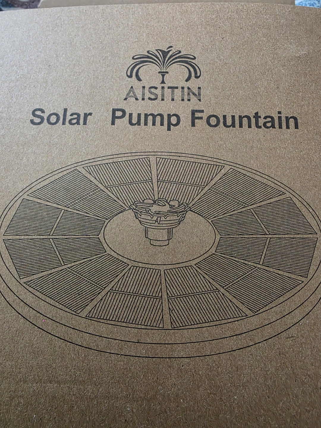 AISITIN Solar Pump Fountain