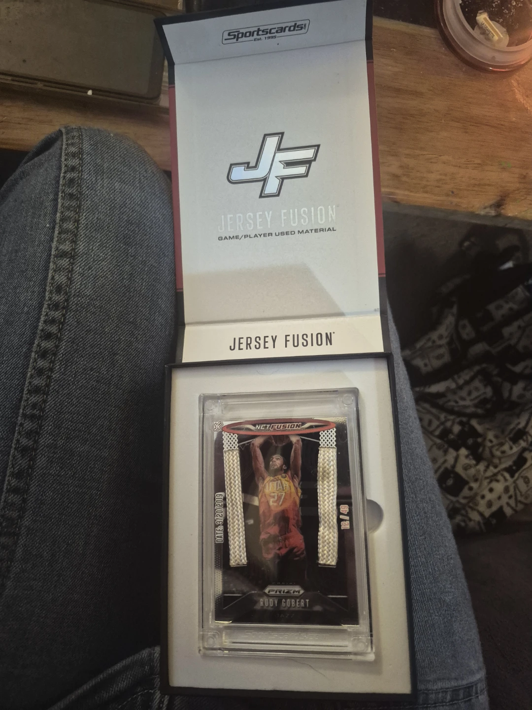 Jersey Fusion Rudy Gobert Trading Card - photo 3