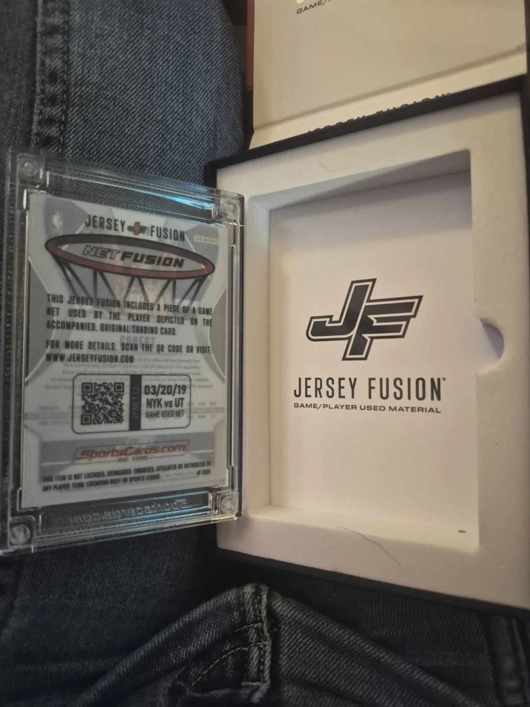 Jersey Fusion Rudy Gobert Trading Card - photo 4