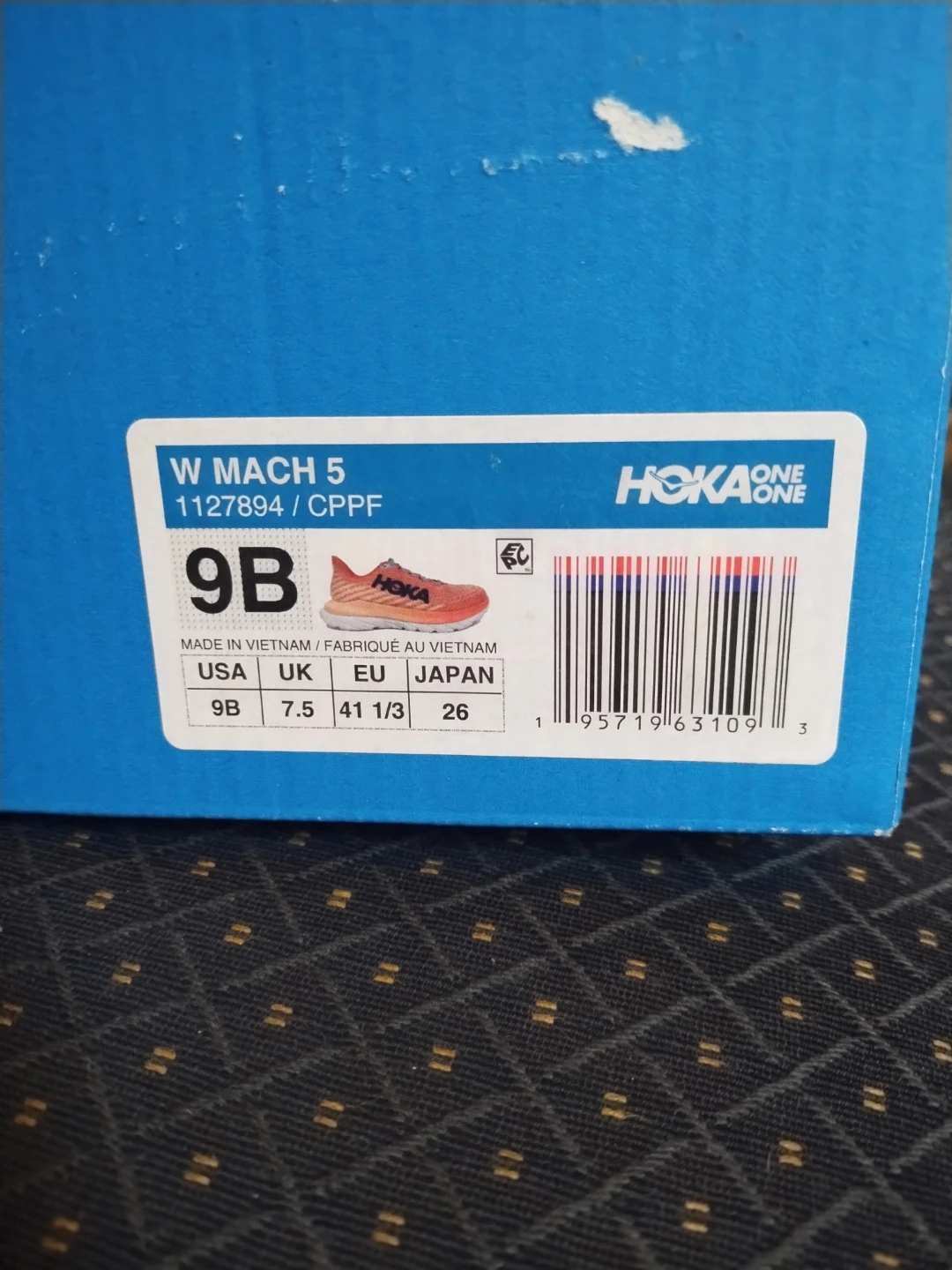 Hoka Mach 5 Women's Running Shoes Size 9B Coral/Light Blue - photo 3