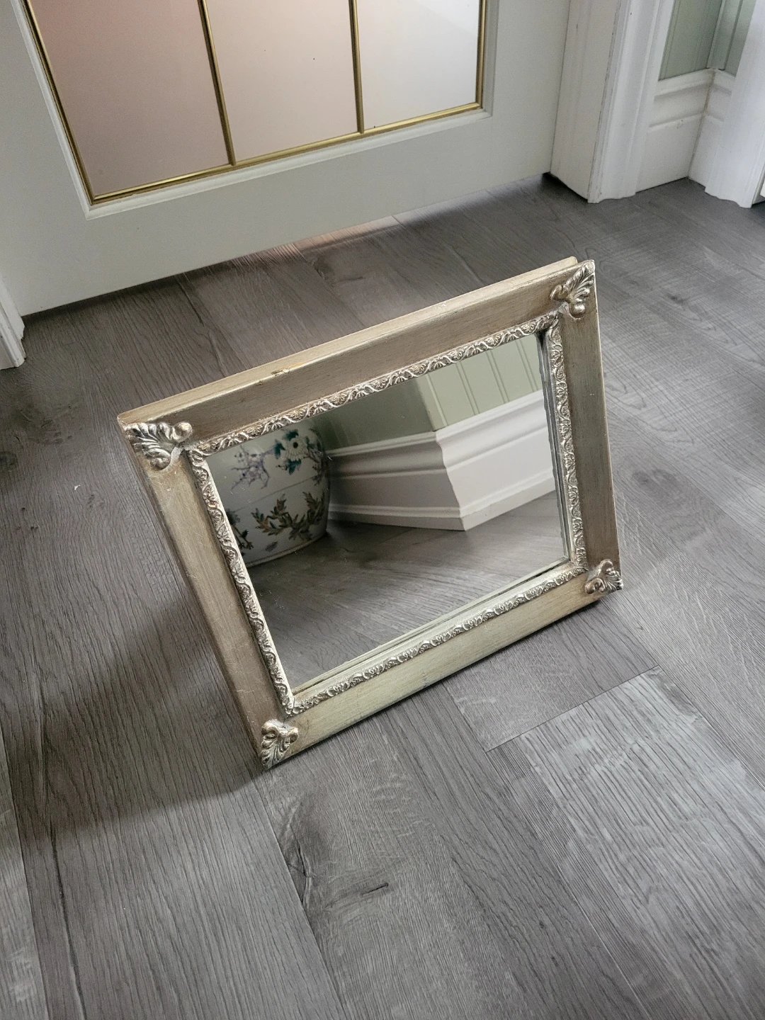 Gold Table Top Vanity Mirror