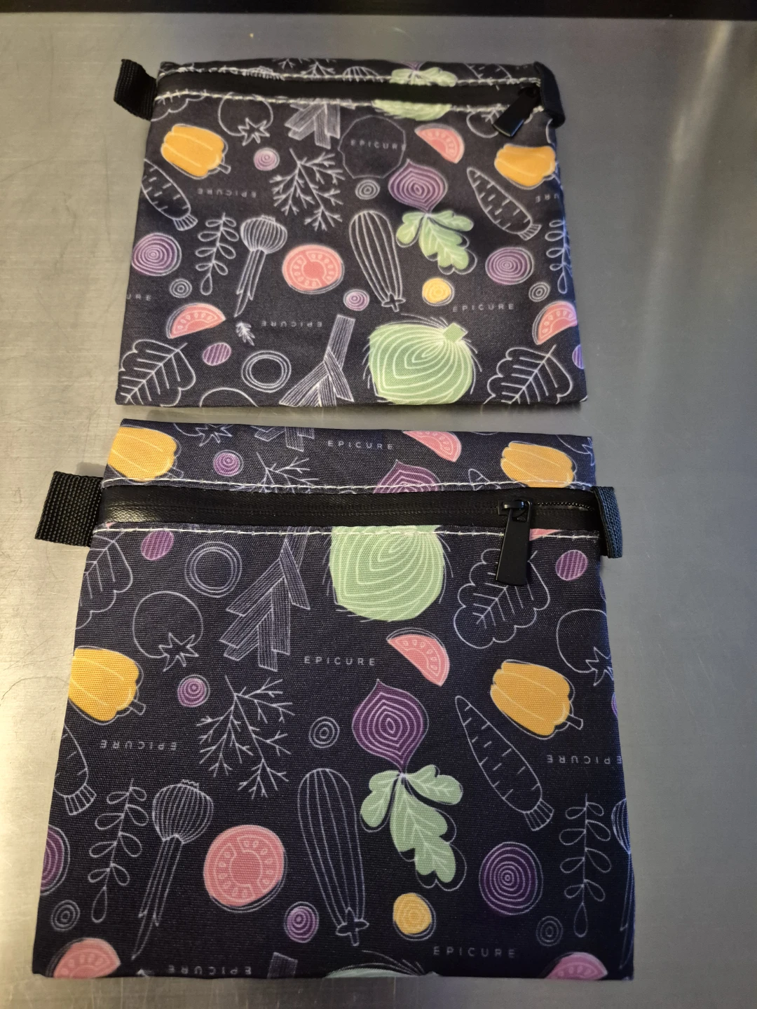 Epicure Zippered Pouches Set of 2 each L, M ,S - photo 4