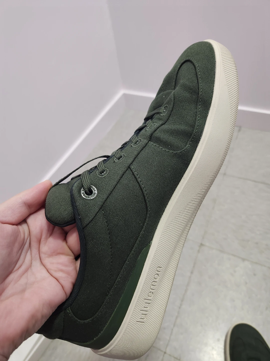 Lululemon Sneakers - Dark Green us10 size - photo 4