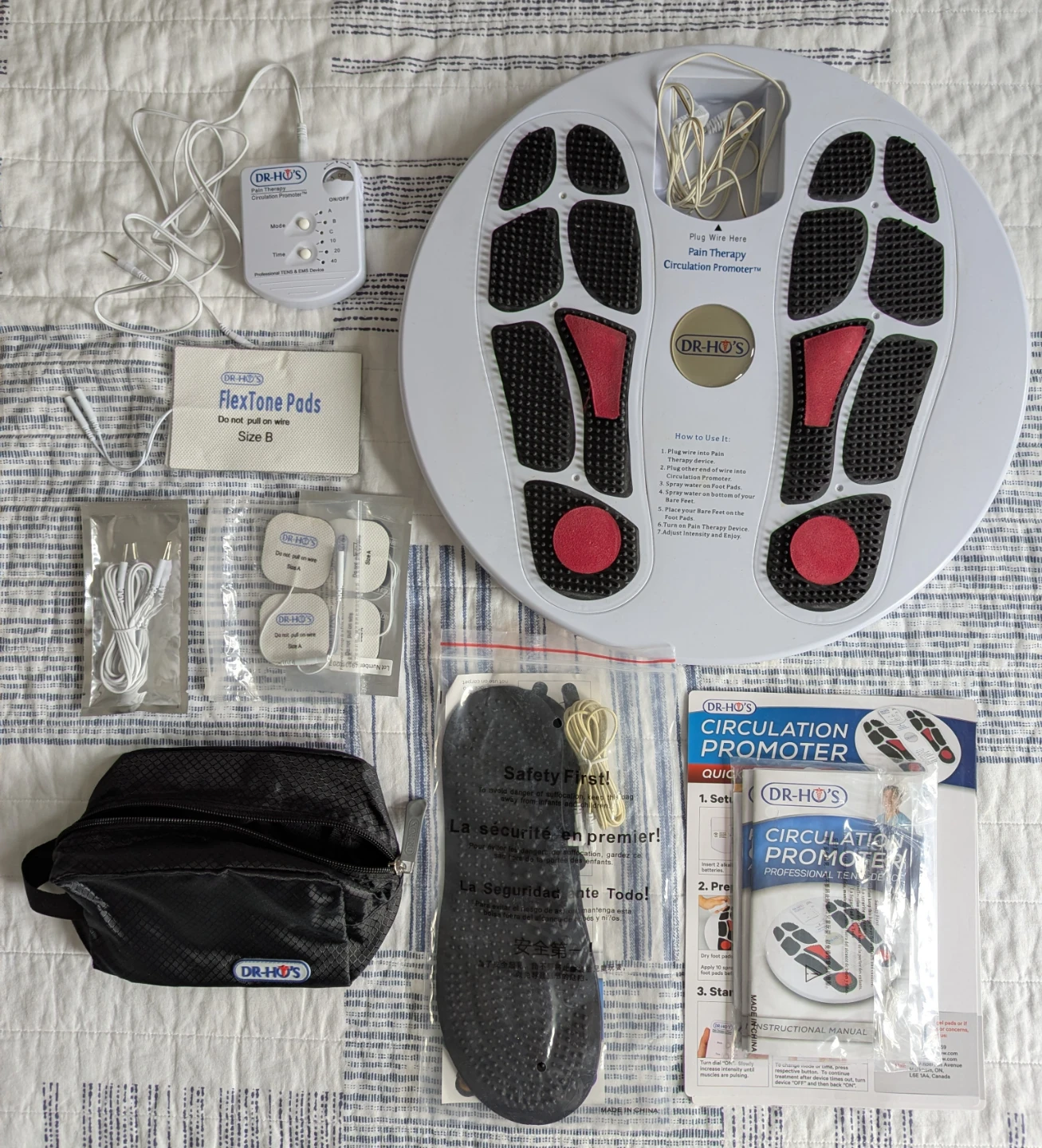 DR-HO'S Pain Therapy Circulation Promoter with Body Pads