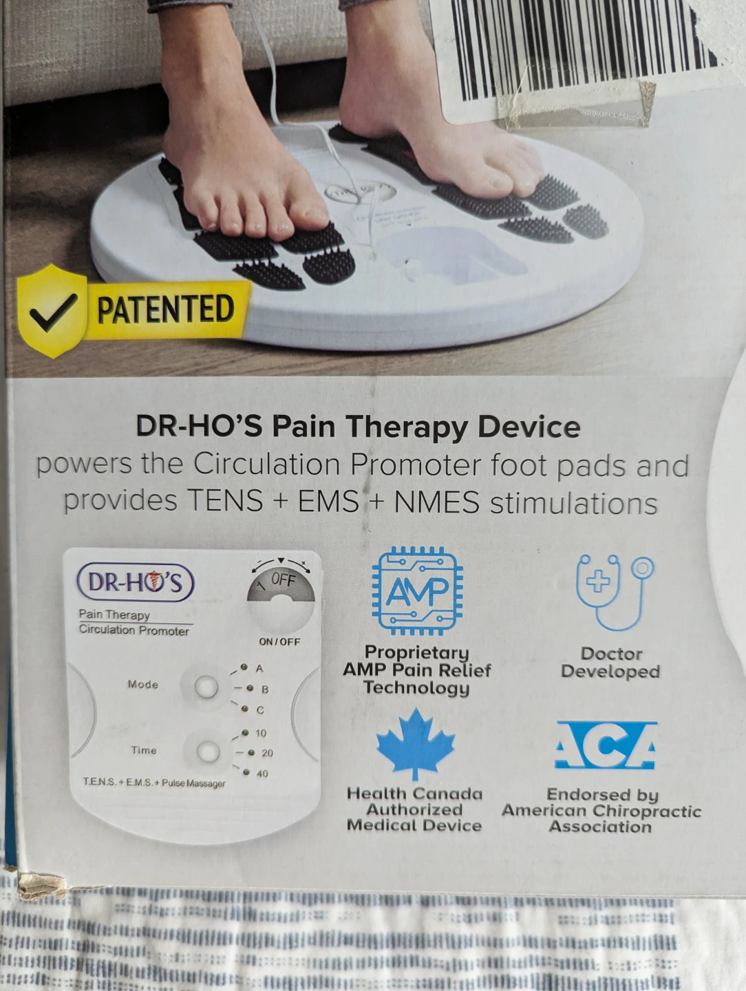 DR-HO'S Pain Therapy Circulation Promoter with Body Pads - photo 3