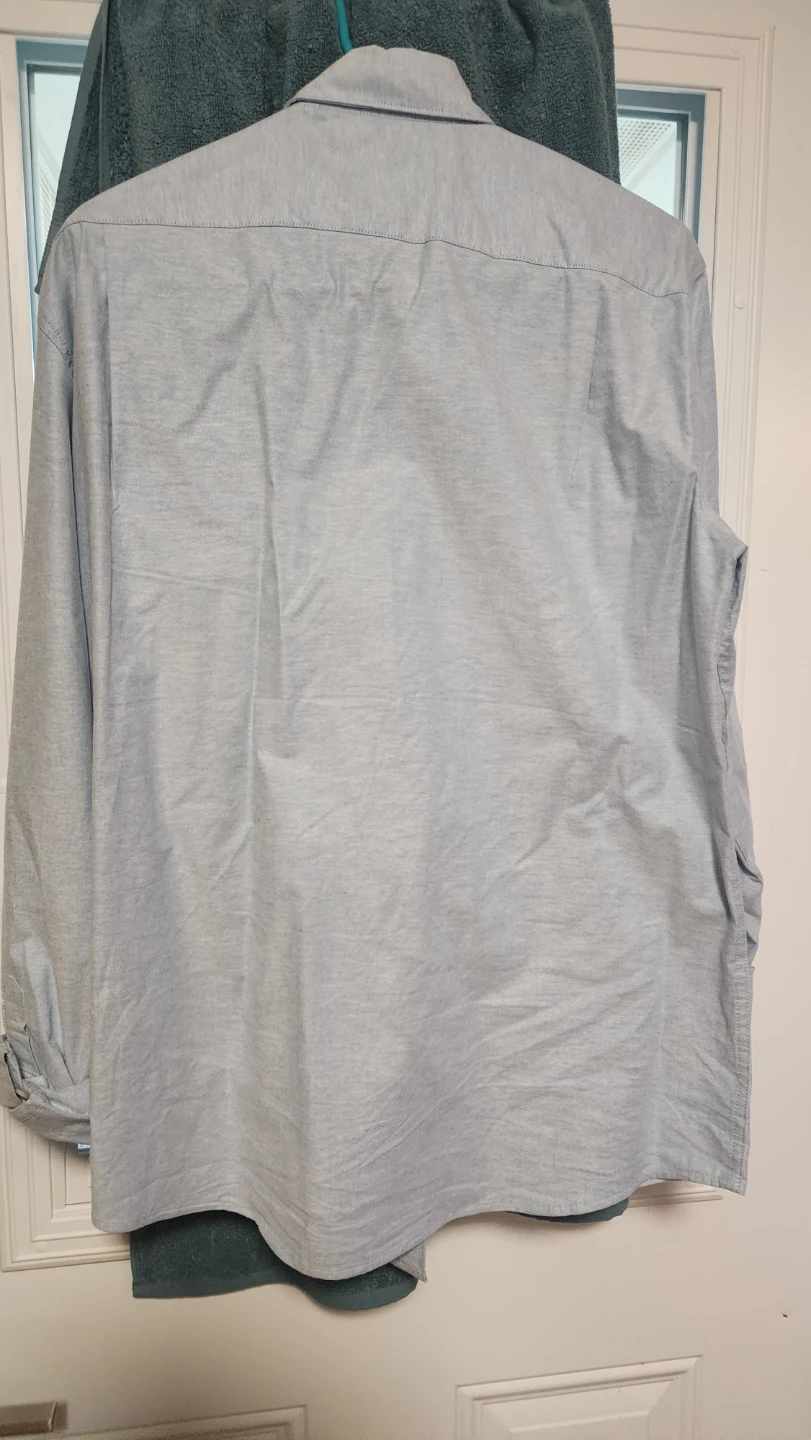 Denver Hayes Light Blue Long Sleeve Button-Up Shirt - Large - photo 3