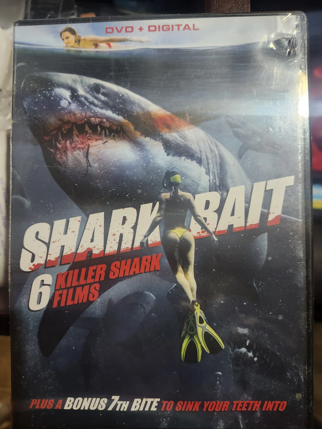 Shark Bait 6 Killer Shark Films DVD + Digital