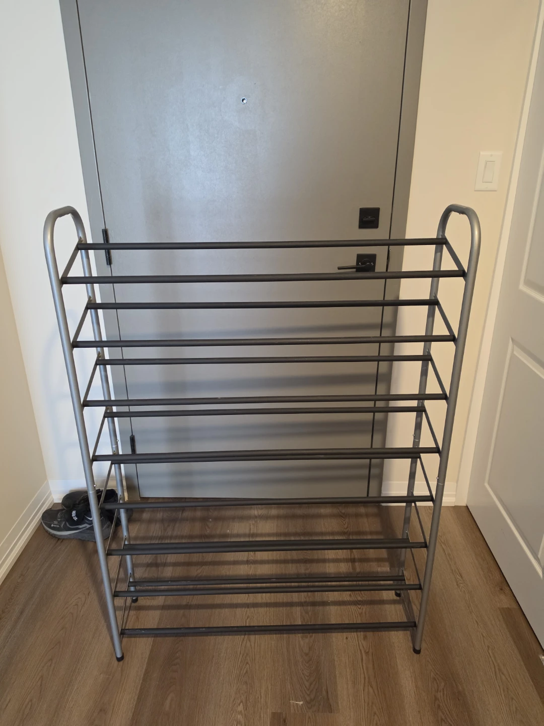 Silver 8-Tier Shoe Rack - photo 2