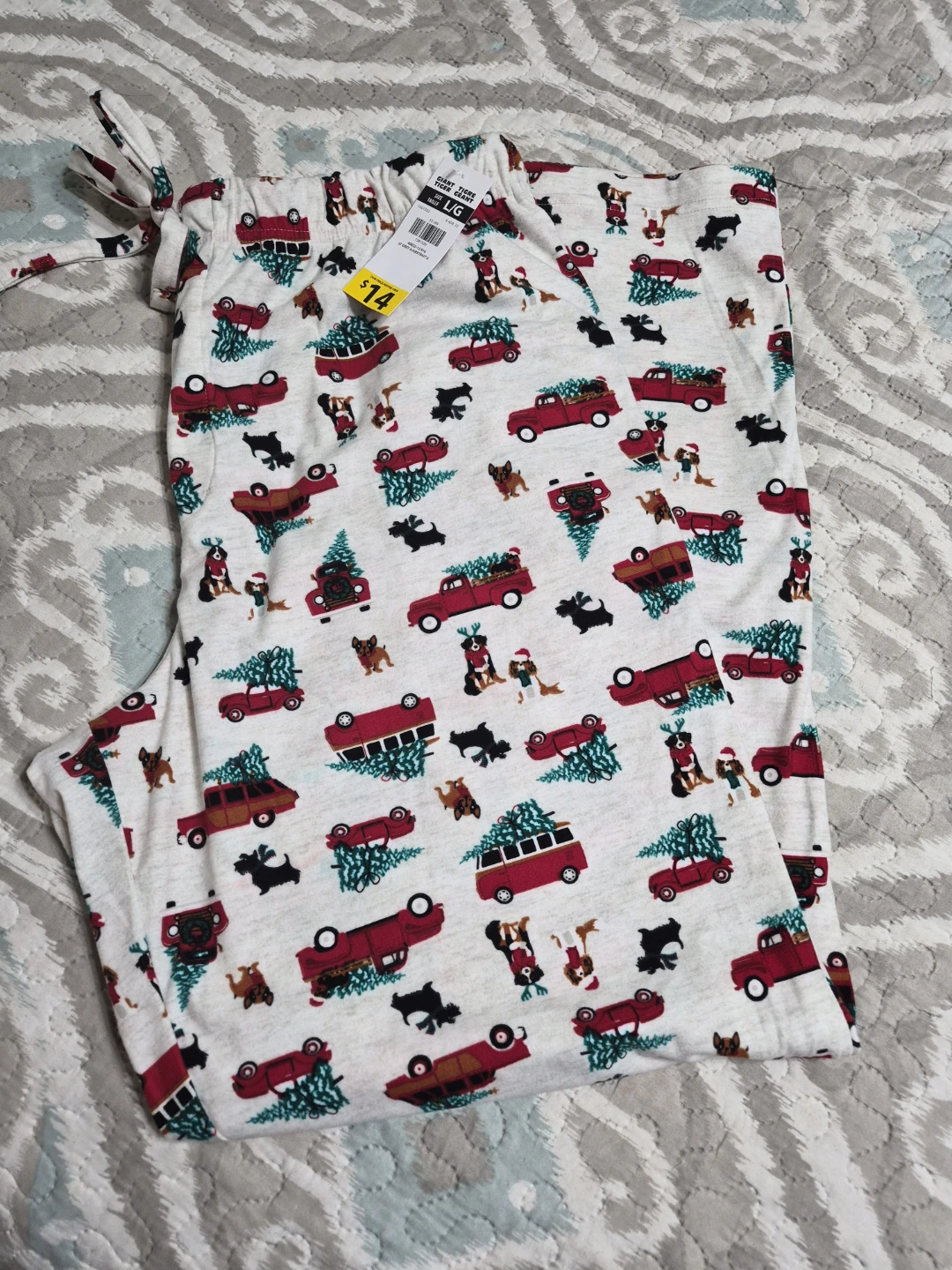 Men's Size Large Flennal  Christmas Holiday PJ Pants
