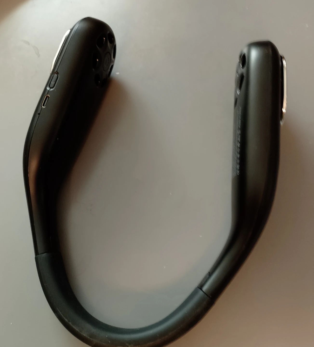 Black Wearable Neck Fan - photo 3