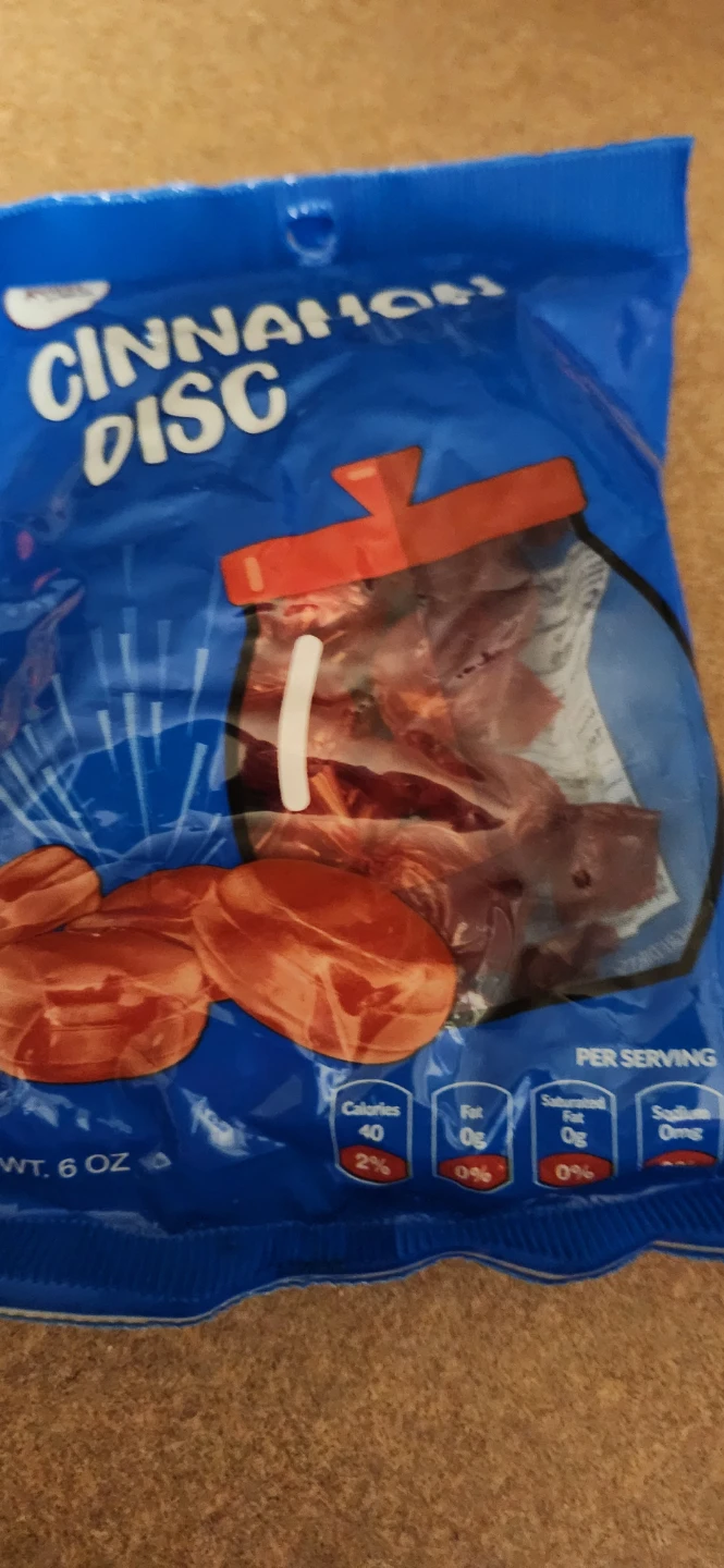 Cinnamon Disc Candy 6 oz Bag