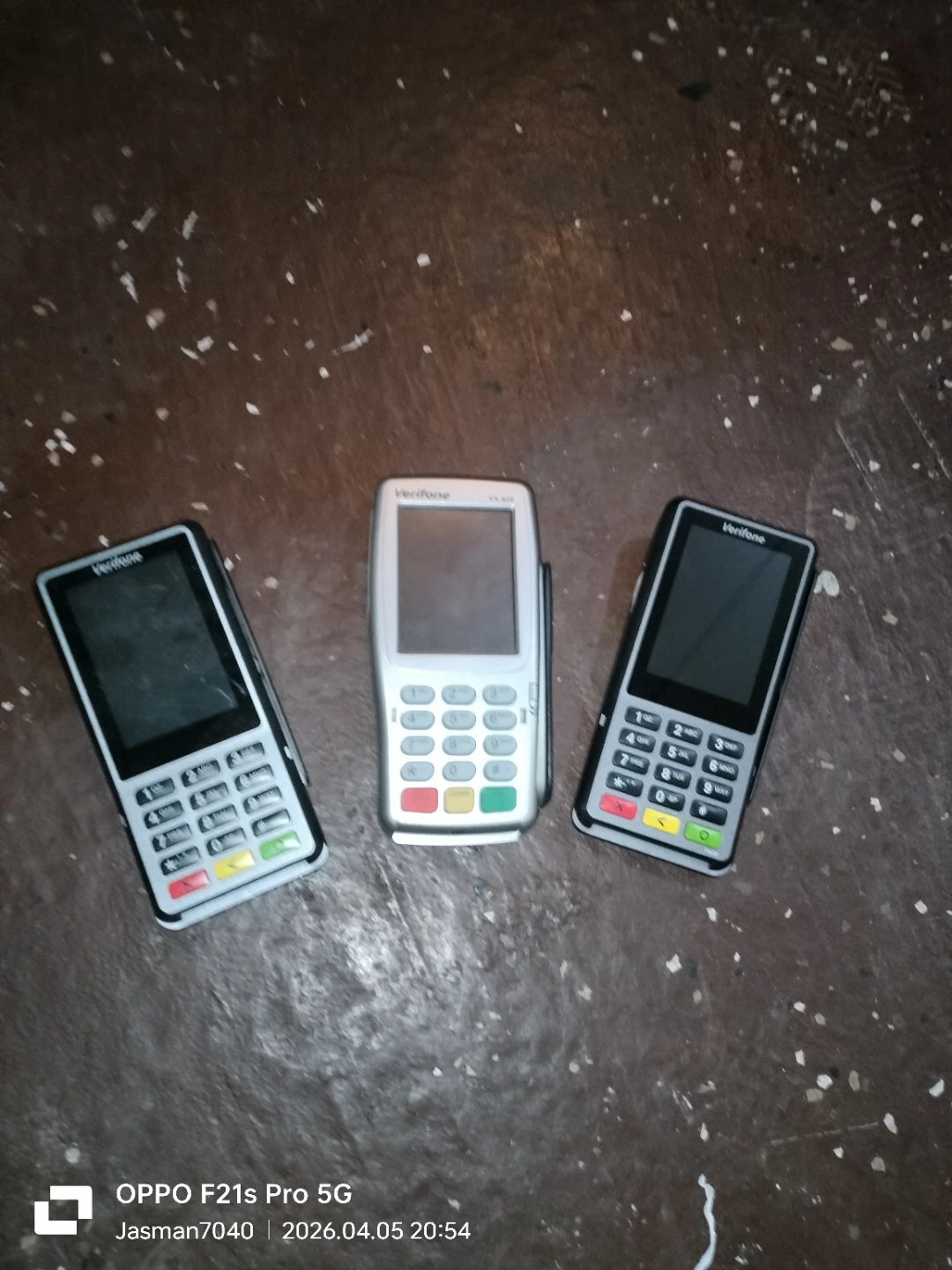 Verifone credit and debit machines
