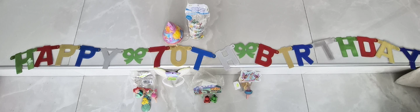 Party Supplies between $1-$5 🌱