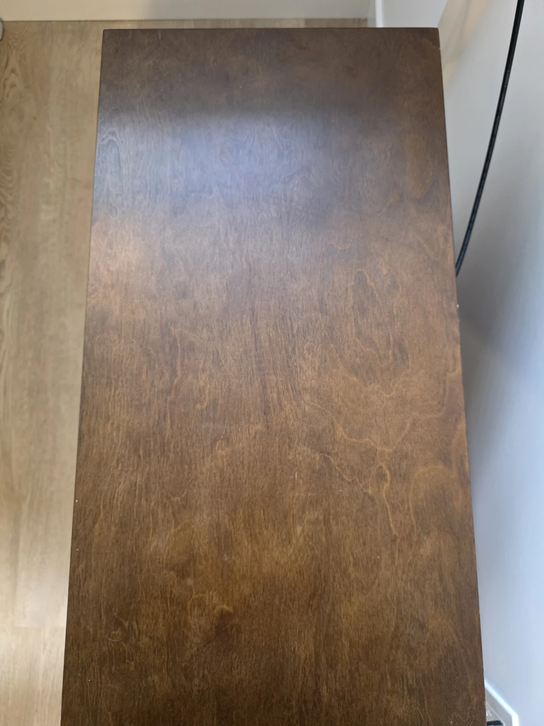 Dark Brown Nightstand/Media stand with Built-in Power Outlet - photo 2