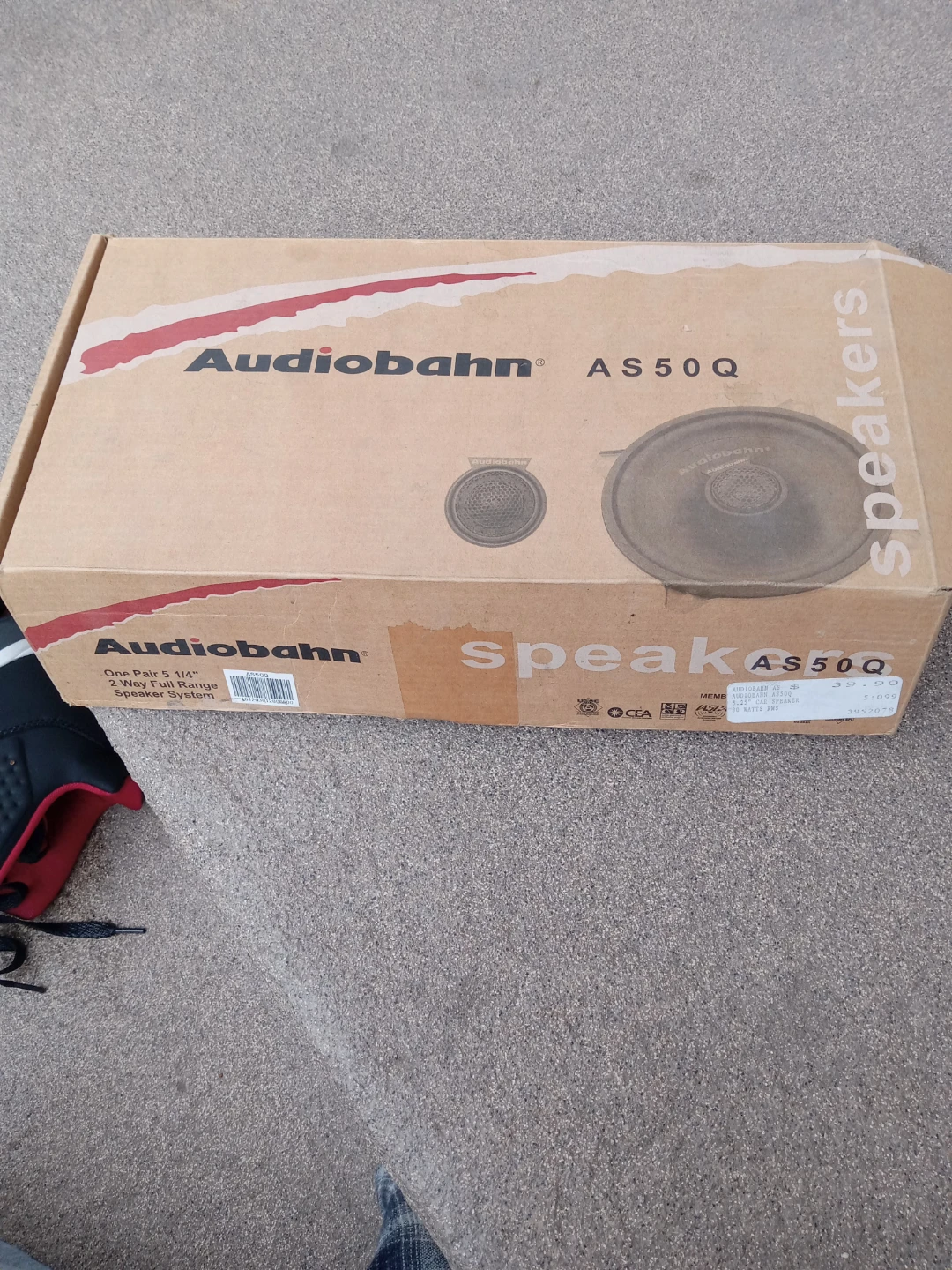 Audiobahn AS50Q One Pair 5 1/4" Mid-Range Speaker System
