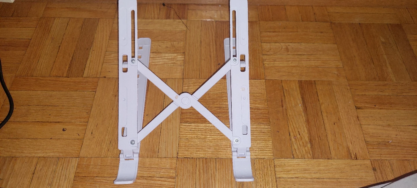 White Adjustable Laptop Stand