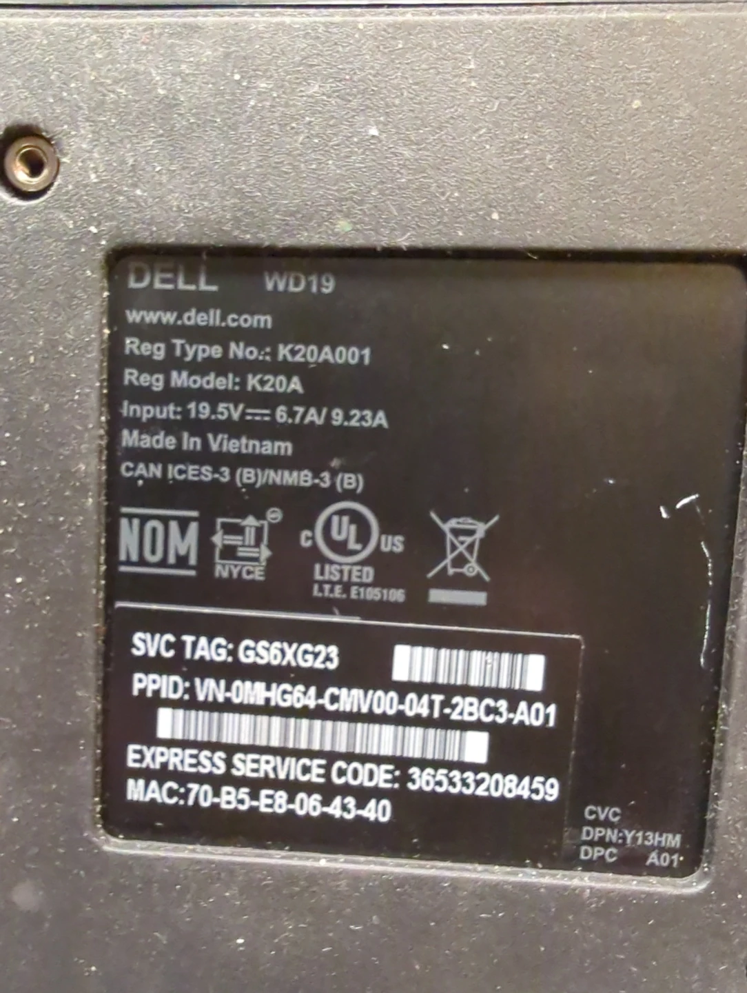 Dell WD19 Docking Station #8 - photo 4