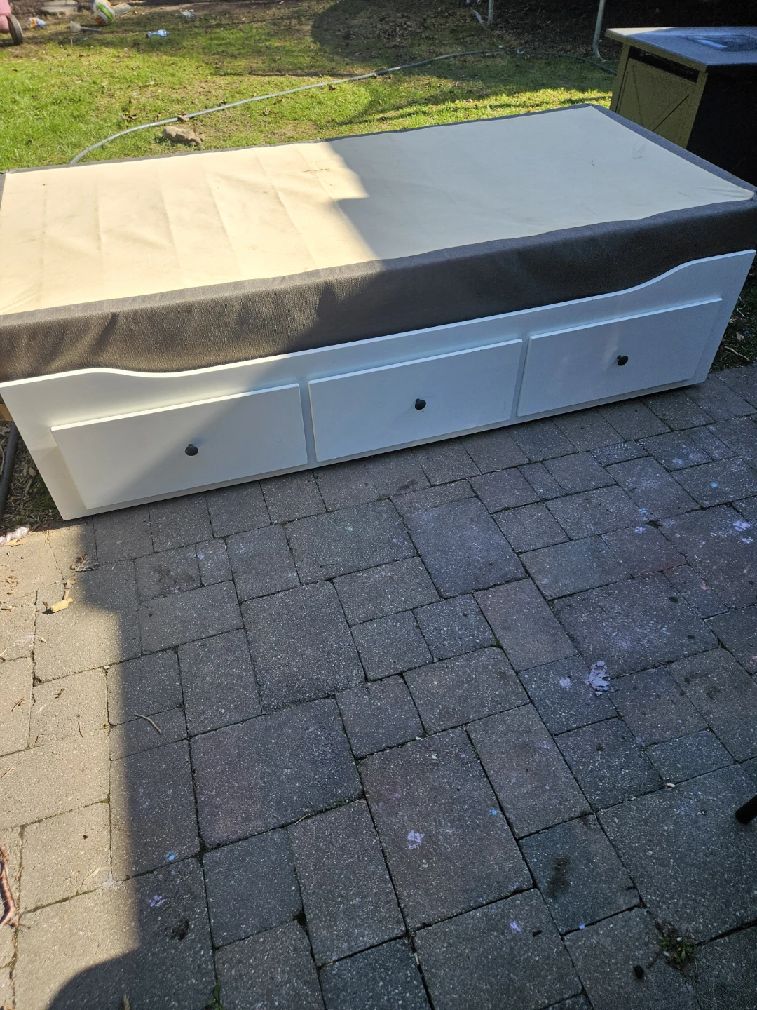 Single Bed Frame with 3 Drawers