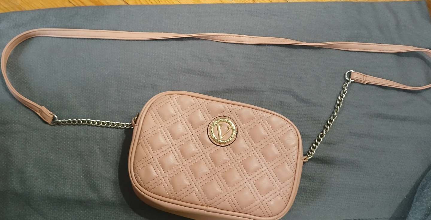 Vera  Quilted Crossbody Bag - Pink