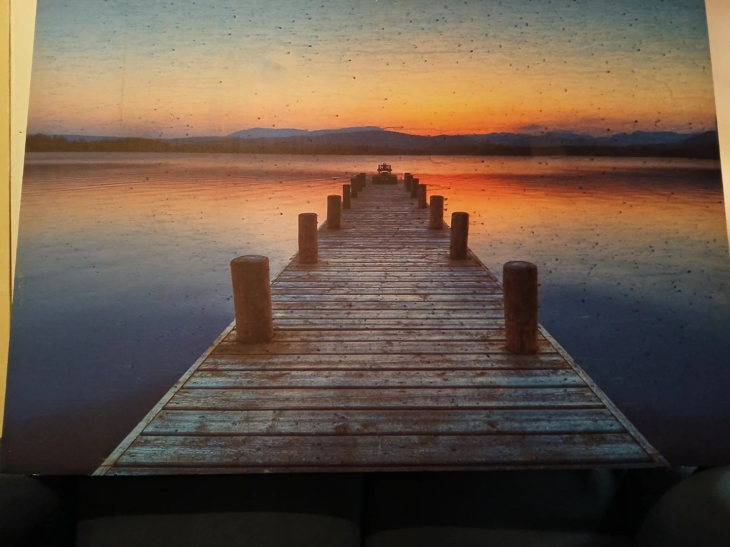 Canvas Wall Art - Pier at Sunset