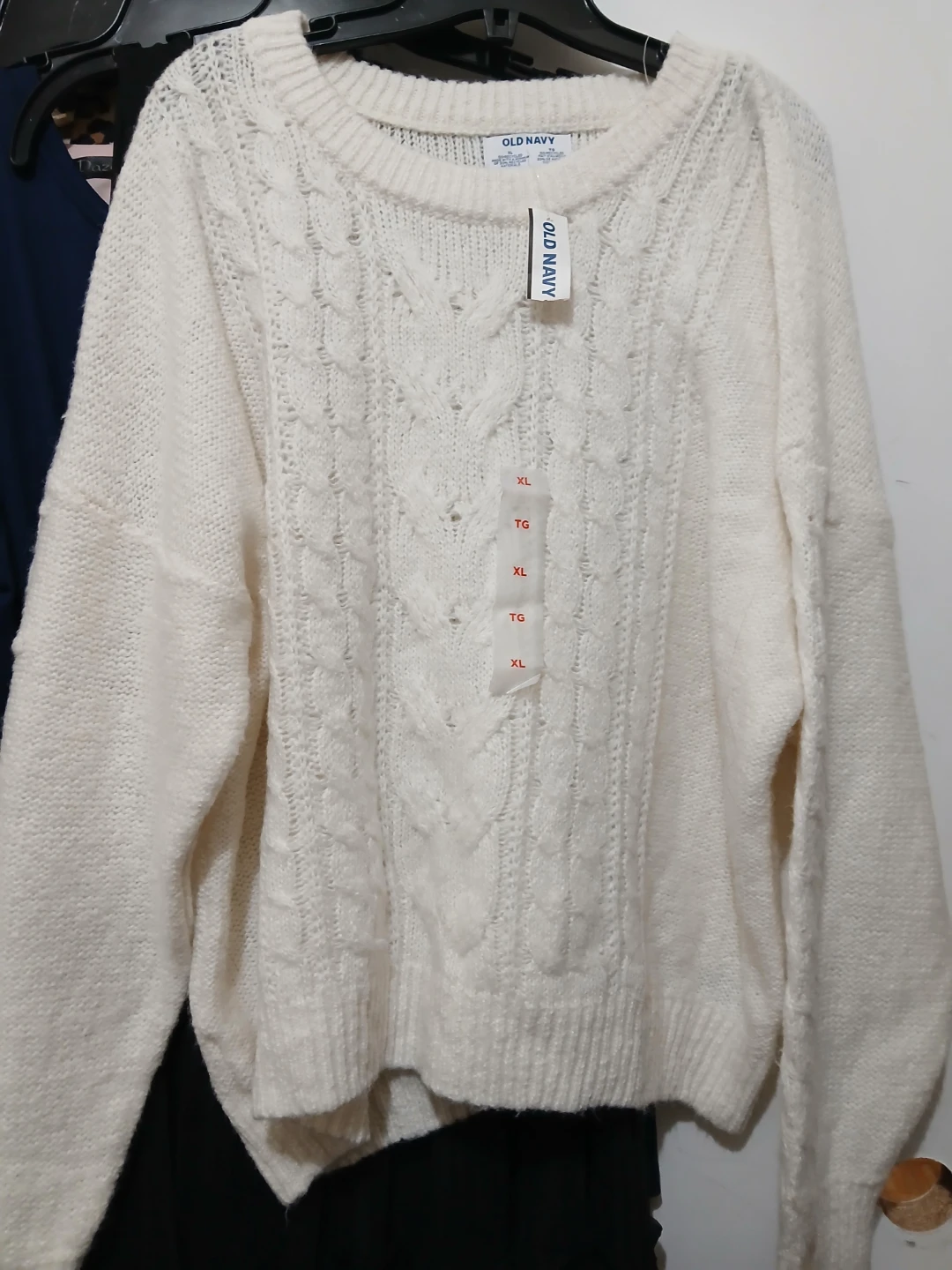 Old Navy Cream Cable Knit Sweater - photo 3