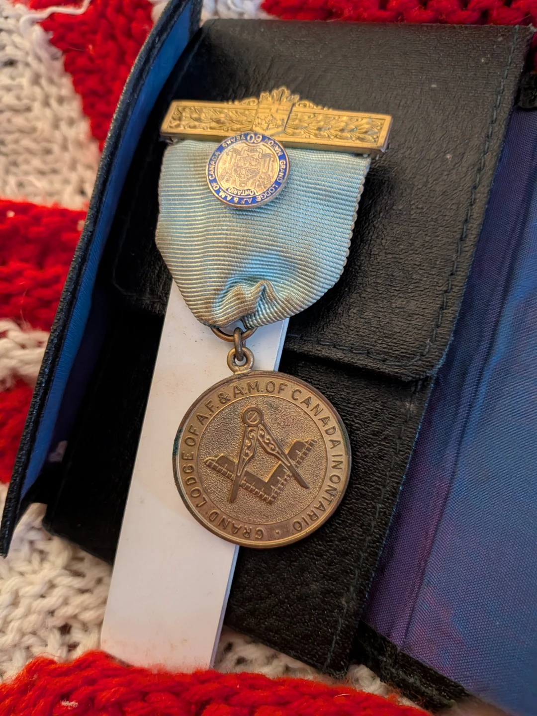 Masonic Grand Lodge of Canada in Ontario Medal - photo 2