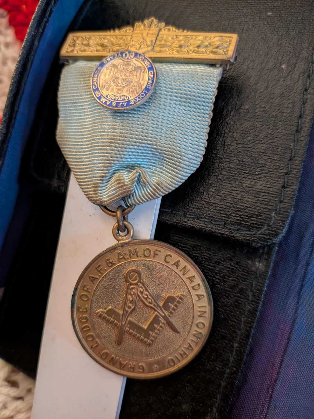 Masonic Grand Lodge of Canada in Ontario Medal - photo 3