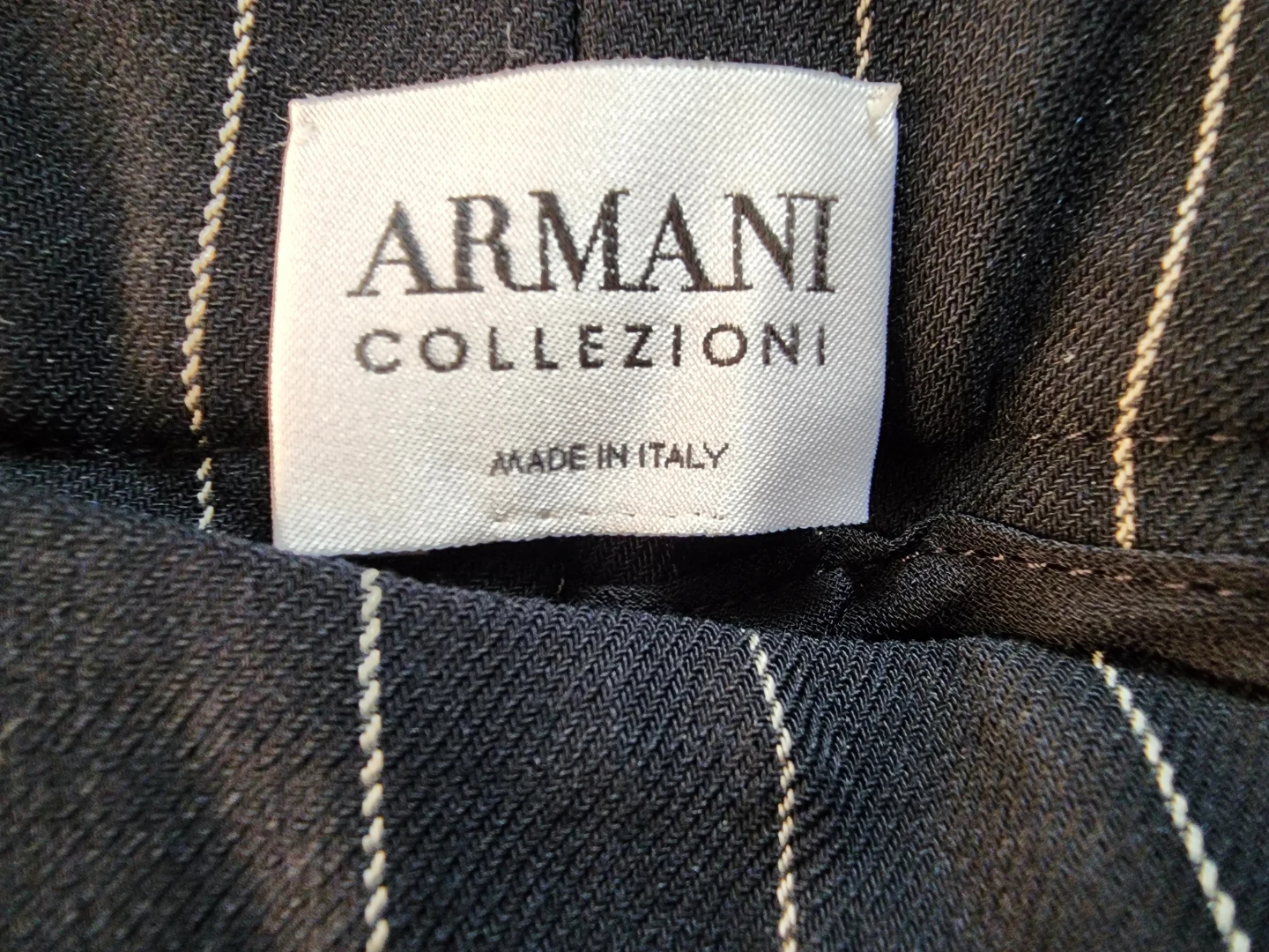 Armani Collezioni Pinstripe Pants