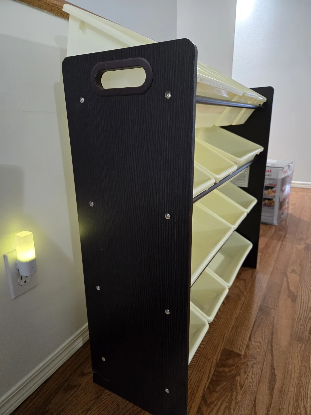 Toy Organizer Shelf with Bins